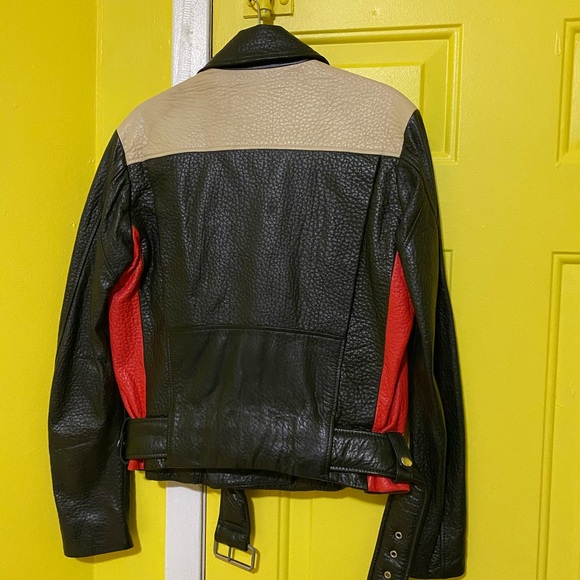Rare Acne Studios color block leather jacket!!! .Brand new!!! - Picture 5 of 8